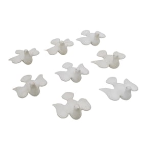 (8 pcs) Set of Bisque Porcelain Limoges Doves