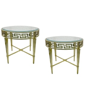 Pair Of Lexington Tower Place Aston Round Tables