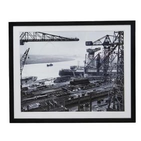 John Brown Shipyard Scotland Framed Print
