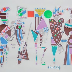 Wassily Kandinsky (Russian 1866-1944) Abstract II Seriagraph