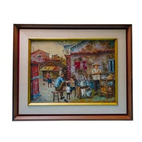Weijang Fang (Chinese, 20th Cent.) Oil Painting