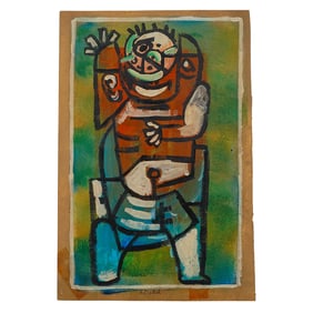 (After) Paul Klee "Hasslich" Painting
