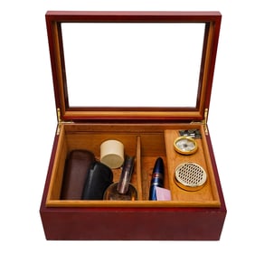 (13 pcs) Cigar Humidor and Accessories