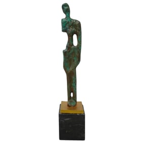 Modernist Abstract Mixed Metal Figure