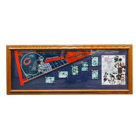 Walter Peyton Chicago Bears Signed Memorabilia Collage