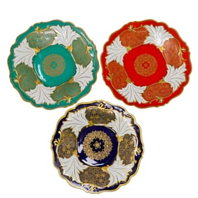 (3 pcs) Set of Weimar "Jutta" Porcelain Charger Plates