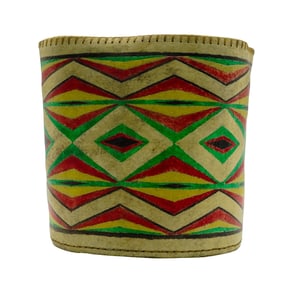 Native American Painted Parfleche Bag