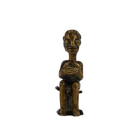 African Brass Akan Goldweight Figure
