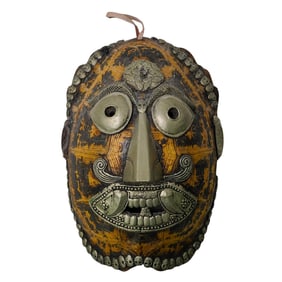 Tibetan Turtle Shell Kapala Mask