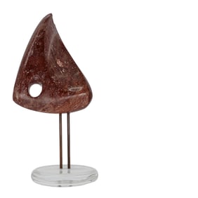 Pair of Abstract Stone Sculptures