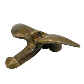 Ancient Roman-style Bronze Fascinus Charm
