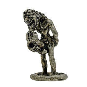Silver Erotic Miniature Figure