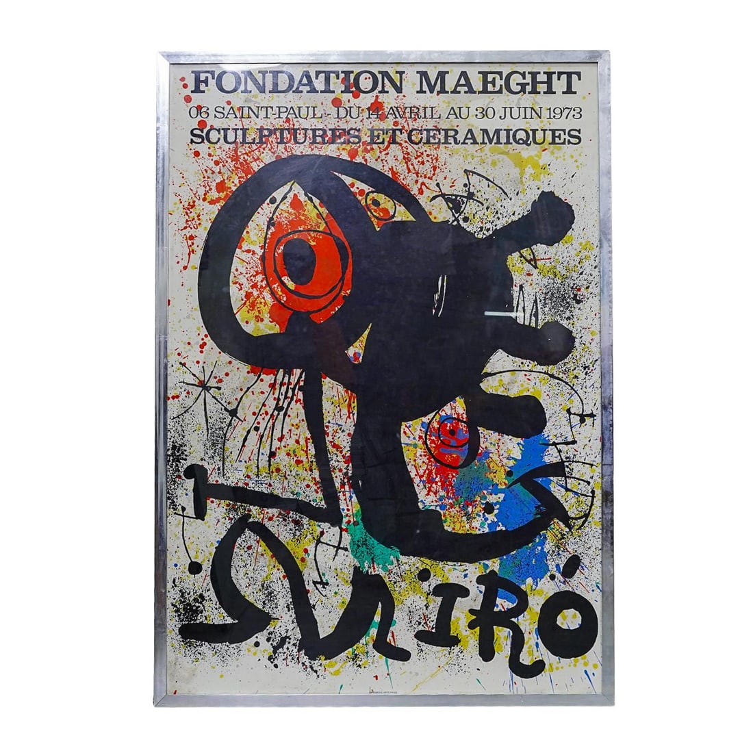 Joan Miro (1893-1983, Spain) "Fondation Maeght" Exhibition Poster (1 of 5)