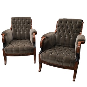 Pair Of Baltic Biedermier Chairs