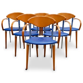 (6 pcs) 1980s Paco Capdell Chairs