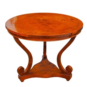 Vintage Burl Wood Table