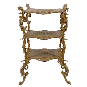 Antique Renaissance Revival Bronze Table