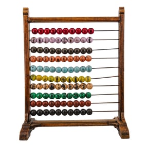 Large Antique Wooden Abacus