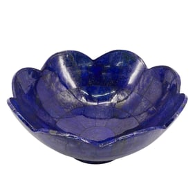 Lapis Lazuli Tessellated Floral Bowl