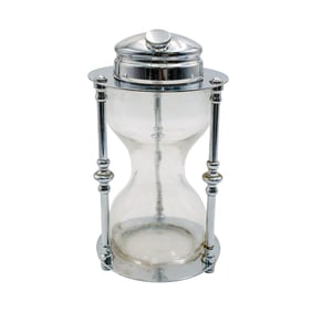 Maxwell Philip Co. Art Deco Hour Glass Decanter Bottle