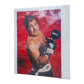 (11 pcs) Rocky Marciano (American, 1923-1969) Fan Correspondence, Letters, News Articles,