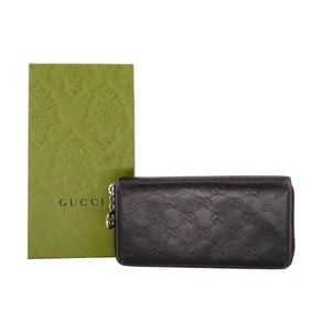 Gucci Guccissima Leather Long Wallet w/ Box