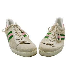 Gucci Grey Suede Sneakers