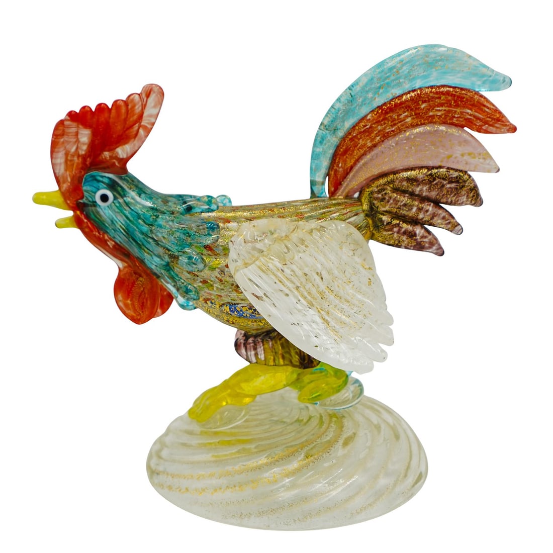 Vintage Murano Glass Rooster (1 of 5)