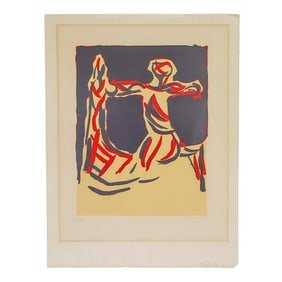 Marino Marini (1901-1980) "Cavalier" Lithograph