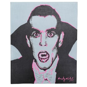 Andy Warhol Inspired Acrylic on Canvas Painting "Dracula"