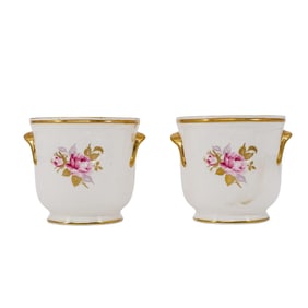 Pair of Aynsley Bone China Jardinieres