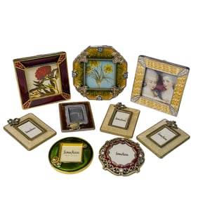 (9 Pcs) Jay Strongwater Miniature Frames