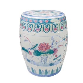Chinese Porcelain Floral Garden Stool