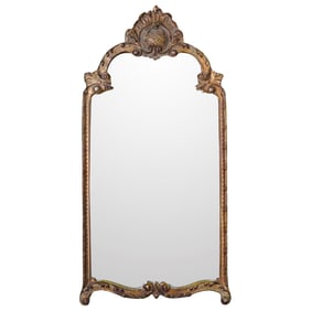 Carved Gilt Wood Wall Mirror