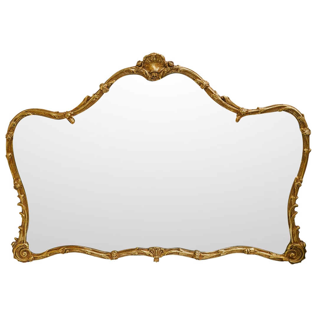 Antique Carved Gilt Wood Mirror (1 of 7)