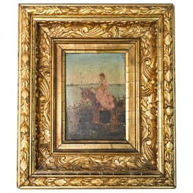 19th Century Equestrian Portrait Painting