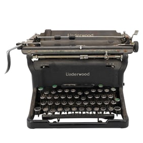 Early 20th Cent. Underwood No. 3 Manual Typewriter