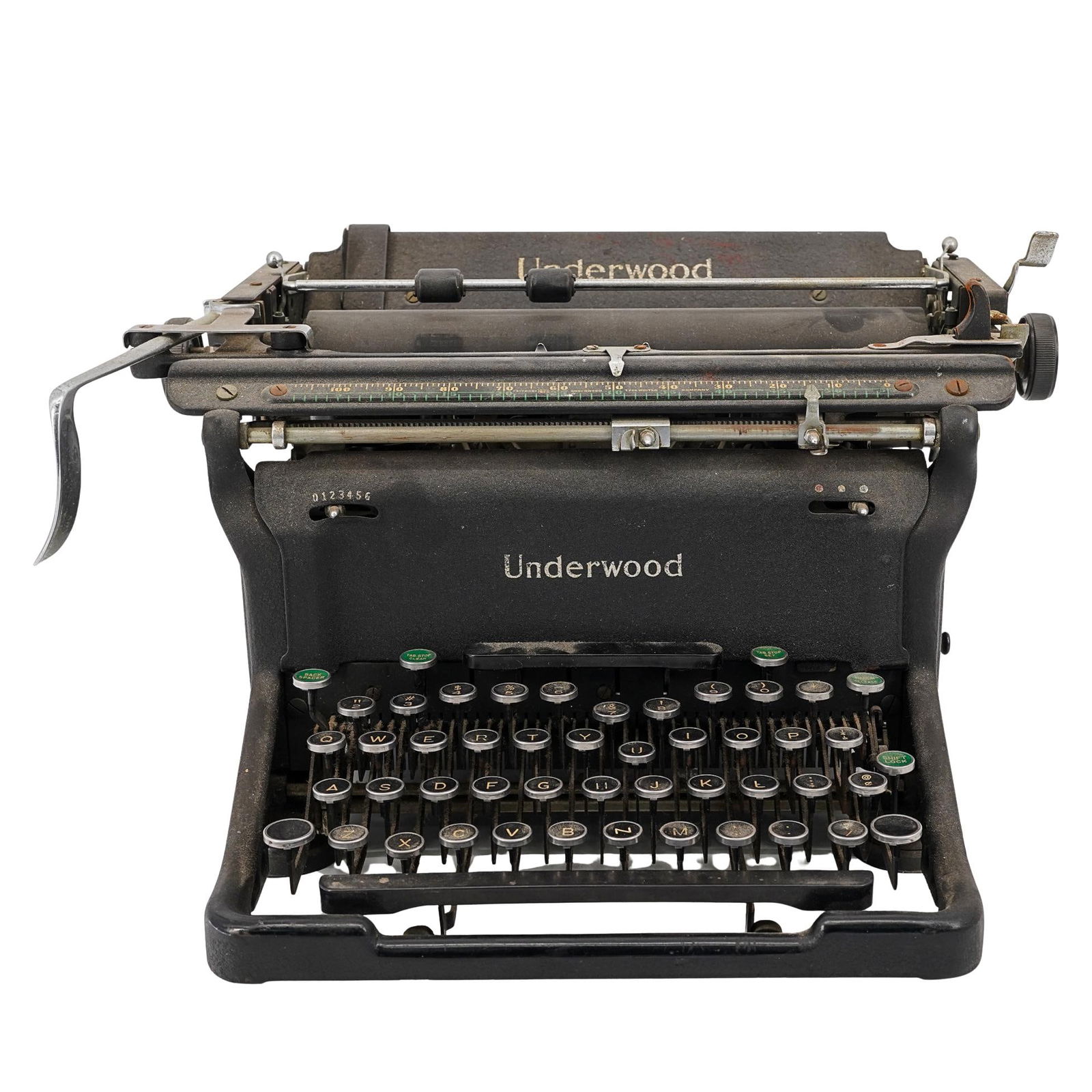Early 20th Cent. Underwood No. 3 Manual Typewriter (1 of 9)
