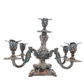 Reed & Barton Silver-Plated Candelabra
