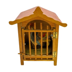 Antique German Wooden "Pip Squeak" Hen House
