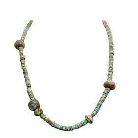 Native American Heishi Turquoise Beaded Necklace