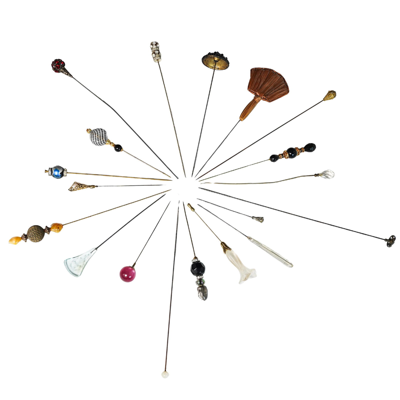 (18 pcs) Victorian Era Hair Pins (1 of 4)