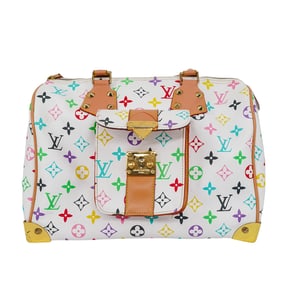 Louis Vuitton Style "Multicolore Speedy" Monogram Canvas Bag