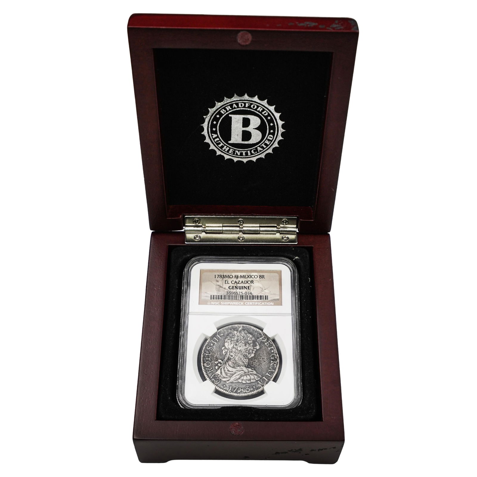 Silver Coin Recovered from the Shipwreck of the El Cazador in 1784 (1 of 5)