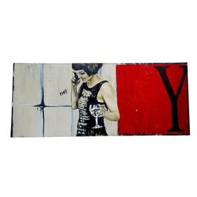 MJ Fureder Oil on Canvas of a Woman