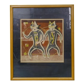 Signed Abstract Lithograph