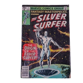 Marvel Comics "The Silver Surfer: Origin of the Silver Surfer" Comic Vol 2 No 1 Dec 1979 Issue