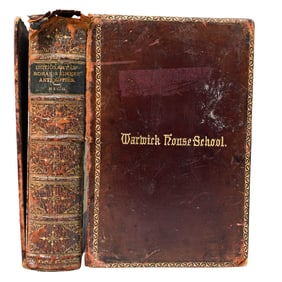 Warwick House School "Dictionary of Roman and Greek Antiquities by Anthony Rich, BA (1803-1891,