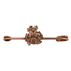 Antique Russian 14k Gold Tie Pin
