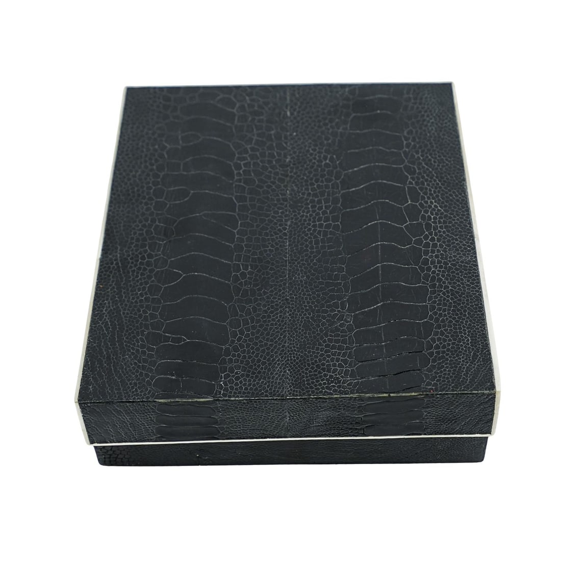 R & Y Augousti (French, est. 1989) Black Alligator Jewelry Box (1 of 6)